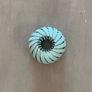 Aqua Blue Neutral Matte Messy Updo Ponytail Extra Hold 1" Bird Nest Hair Clip